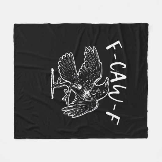 Couverture Polaire F-Caw-F Funny Trendy (Devant (Horizontal))