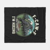 Couverture Polaire F-Caw-F I'm Hiking Raven Crow Spirit Cool Unique (Devant (Horizontal))