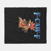 Couverture Polaire F-Caw-F Poulet Classique Cool Unique (Devant (Horizontal))