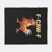 Couverture Polaire F-Caw-F Poulet Classique Style Basique (Devant (Horizontal))