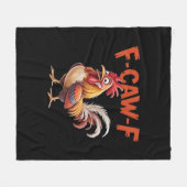 Couverture Polaire F-Caw-F Poulet Classique Style Créatif (Devant (Horizontal))