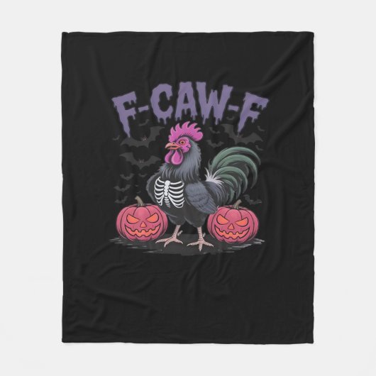 Couverture Polaire F Caw F Poulet Drôle Classique Style Simple Propre (Devant)
