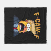 Couverture Polaire F-Caw-F Poulet Rigolo Coq Classique (Devant (Horizontal))