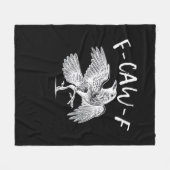 Couverture Polaire F-Caw-F Raven Retro Classique (Devant (Horizontal))