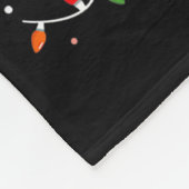 Couverture Polaire Fa La La La Mingo Flamingo Christmas Lover  (Coin)