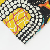 Couverture Polaire Fabric africain : Patchwork d'animaux sauvages. (Coin)