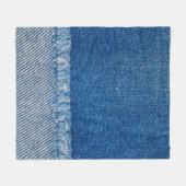 Couverture Polaire Fabric Blue Jeans Arrière - plan, texture Denim (Devant (Horizontal))