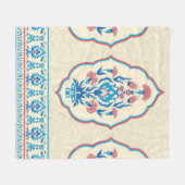Couverture Polaire Fabric floral seamless pattern in ethnic style (Devant (Horizontal))