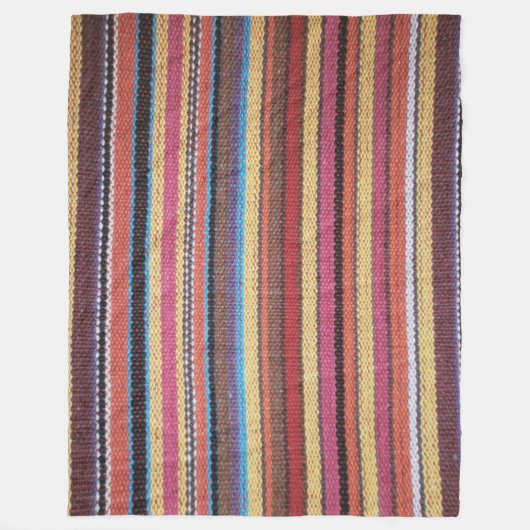 Couverture Polaire Fabric Stripes Pattern colored I + your ideas (Devant)