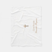 Couverture Polaire Fabrication croisée de crucifix d'or de baptême (Devant)