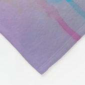 Couverture Polaire Face d'aquarelle (Coin)