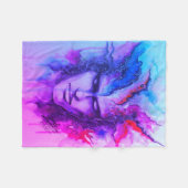 Couverture Polaire Face d'aquarelle (Devant (Horizontal))