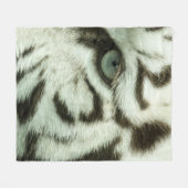 COUVERTURE POLAIRE FACE DU TIGRE BLANC (Devant (Horizontal))