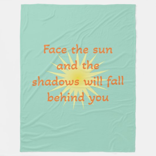 Couverture Polaire Face the sun (Devant)