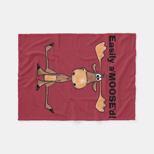 Couverture Polaire Facilement A'Moose"d (Devant (Horizontal))