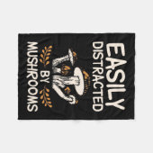 Couverture Polaire Facilement Distrait Par Les Champignons (Devant (Horizontal))