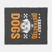 Couverture Polaire Facilement Distrait Par Les Chiens (Devant (Horizontal))