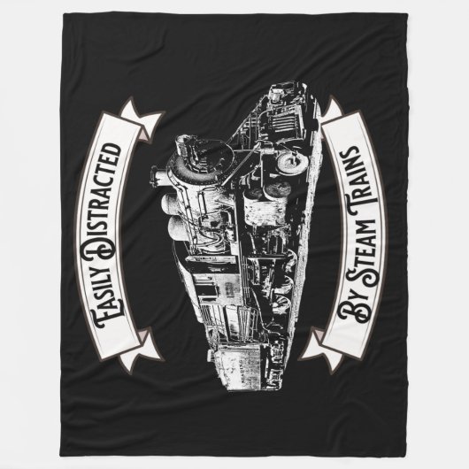 Couverture Polaire Facilement Distrait Par Trains À Vapeur Moteur Che (Devant)