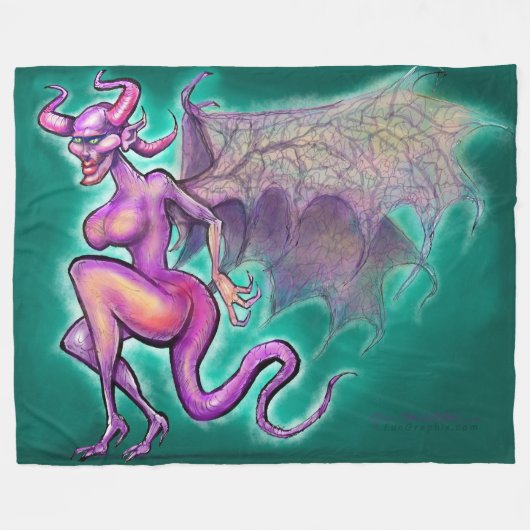 Couverture Polaire Fae foncé (Devant (Horizontal))