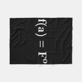Couverture Polaire Fafo Math Equation Funny Novelty Math Enseignant N (Devant (Horizontal))