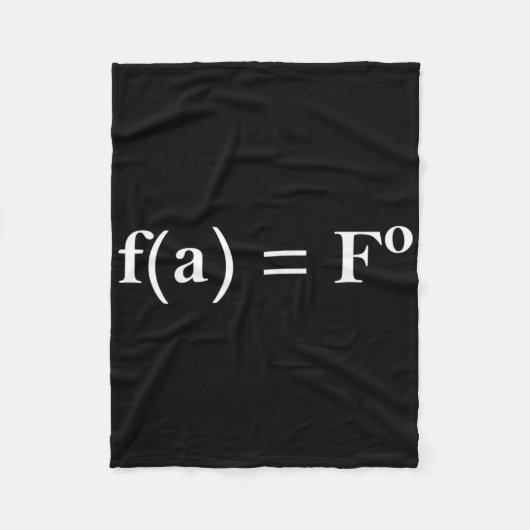 Couverture Polaire Fafo Math Equation Funny Novelty Math Enseignant N (Devant)