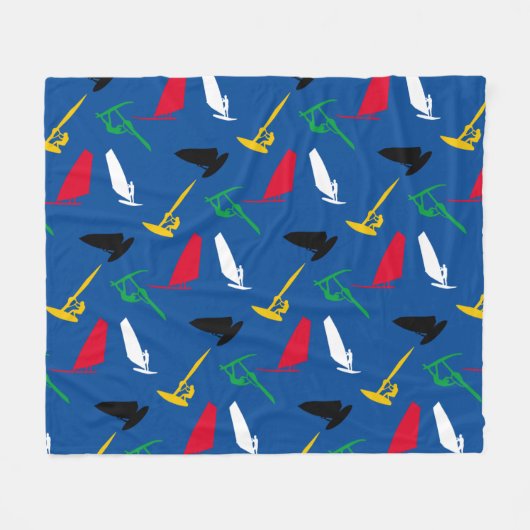 Couverture Polaire Faire de la planche à voile (Devant (Horizontal))