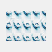 Couverture Polaire Faire du surf des neiges (Devant (Horizontal))