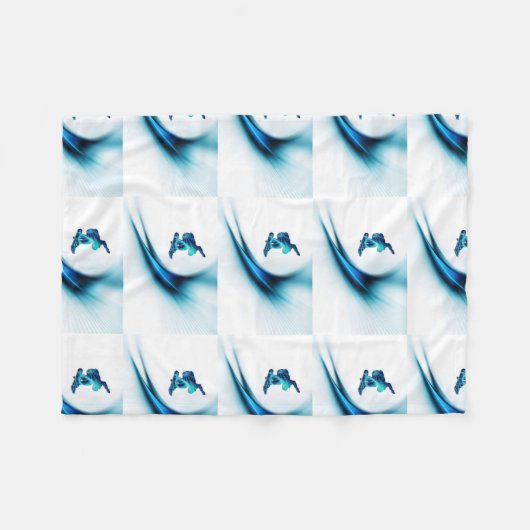 Couverture Polaire Faire du surf des neiges (Devant (Horizontal))