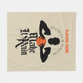 Couverture Polaire Faire Pluie (Basket-ball) Blanche en polaire (Devant (Horizontal))