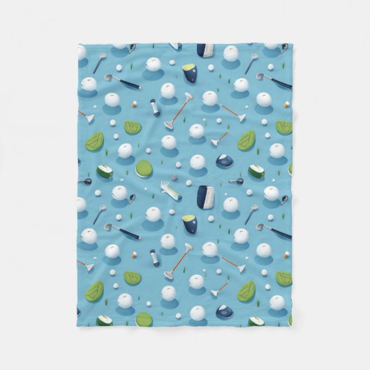 Couverture Polaire Fairway Finesse : Golf Essentials Motif Play (Devant)