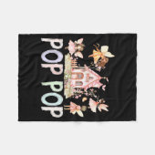 Couverture Polaire Fairy P P Magical Floral Birthday Girl Fairytale (Devant (Horizontal))