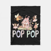 Couverture Polaire Fairy P P Magical Floral Birthday Girl Fairytale (Devant)