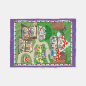 Couverture Polaire Fairy Play Mat/Blanchette pour petites poupées  (Devant (Horizontal))