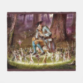 Couverture Polaire Fairy Ring Dance Célébration Cosy Fleece Blanket (Devant (Horizontal))