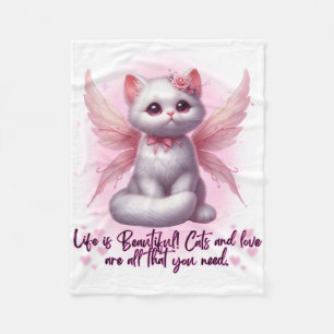 Couverture Polaire Fairy Whiskers of Love