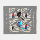 Couverture Polaire Fairy Wrens (Devant (Horizontal))