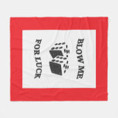 COUVERTURE POLAIRE FAIS-MOI LA CHANCE (Devant (Horizontal))