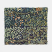 Couverture Polaire Faisan d'arbre boisé William Morris (Devant (Horizontal))