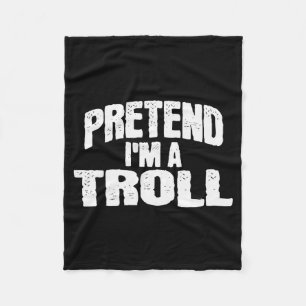 Couverture Polaire Faisons comme si j'étais un troll Costume drôle d'