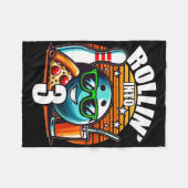 Couverture Polaire Faisons des Rois pour l'anniversaire de Bowling 3 (Devant (Horizontal))
