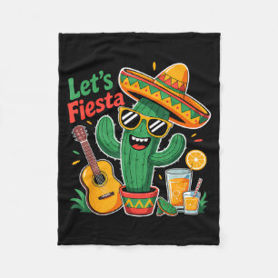 Couverture Polaire Faisons la fête mexicaine drôle 5 de mayo cinq
