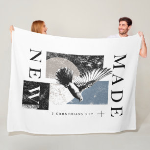 Couverture Polaire Fait Nouveau 2 Corinthiens 5:17 Baptême Dove Bruta
