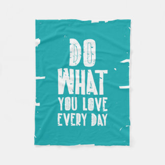 Couverture Polaire Faites ce que vous aimez chaque jour