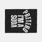 Couverture Polaire Faites comme si je suis un costume d'Halloween sod (Devant (Horizontal))