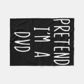 Couverture Polaire Faites comme si je suis un costume Dvd Halloween F (Devant (Horizontal))