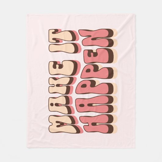 Couverture Polaire Faites en sorte que cela arrive (Devant)