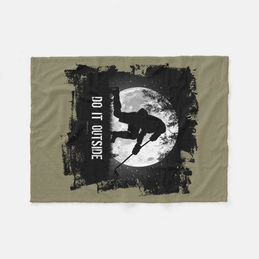 Couverture Polaire Faites-le dehors (Hockey) (Devant (Horizontal))