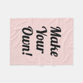 Couverture Polaire Faites une coutume imprimée (Devant (Horizontal))