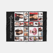 Couverture Polaire Faites votre propre diplôme personnalisé (Devant (Horizontal))