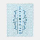 Couverture Polaire Faites votre propre monogramme d'anniversaire de (Devant)